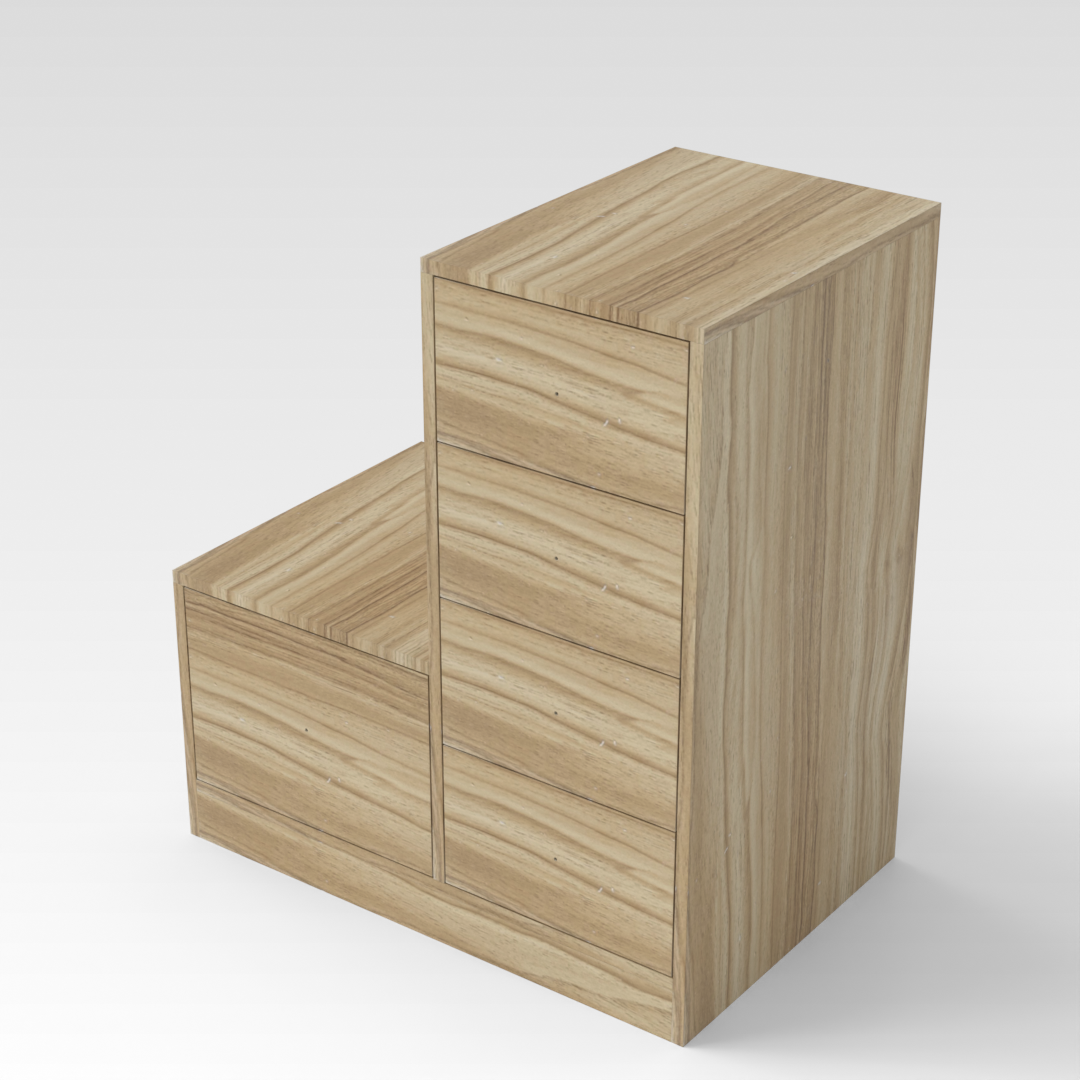 Country Oak Accent Cabinet