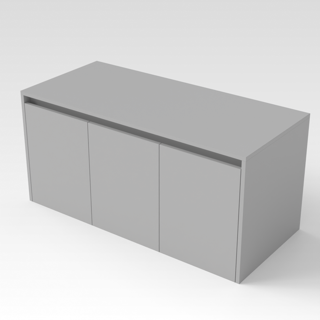Light Gray Shoe Cabinet