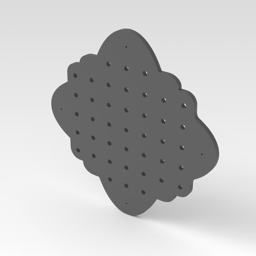 Sky Gray Pegboard