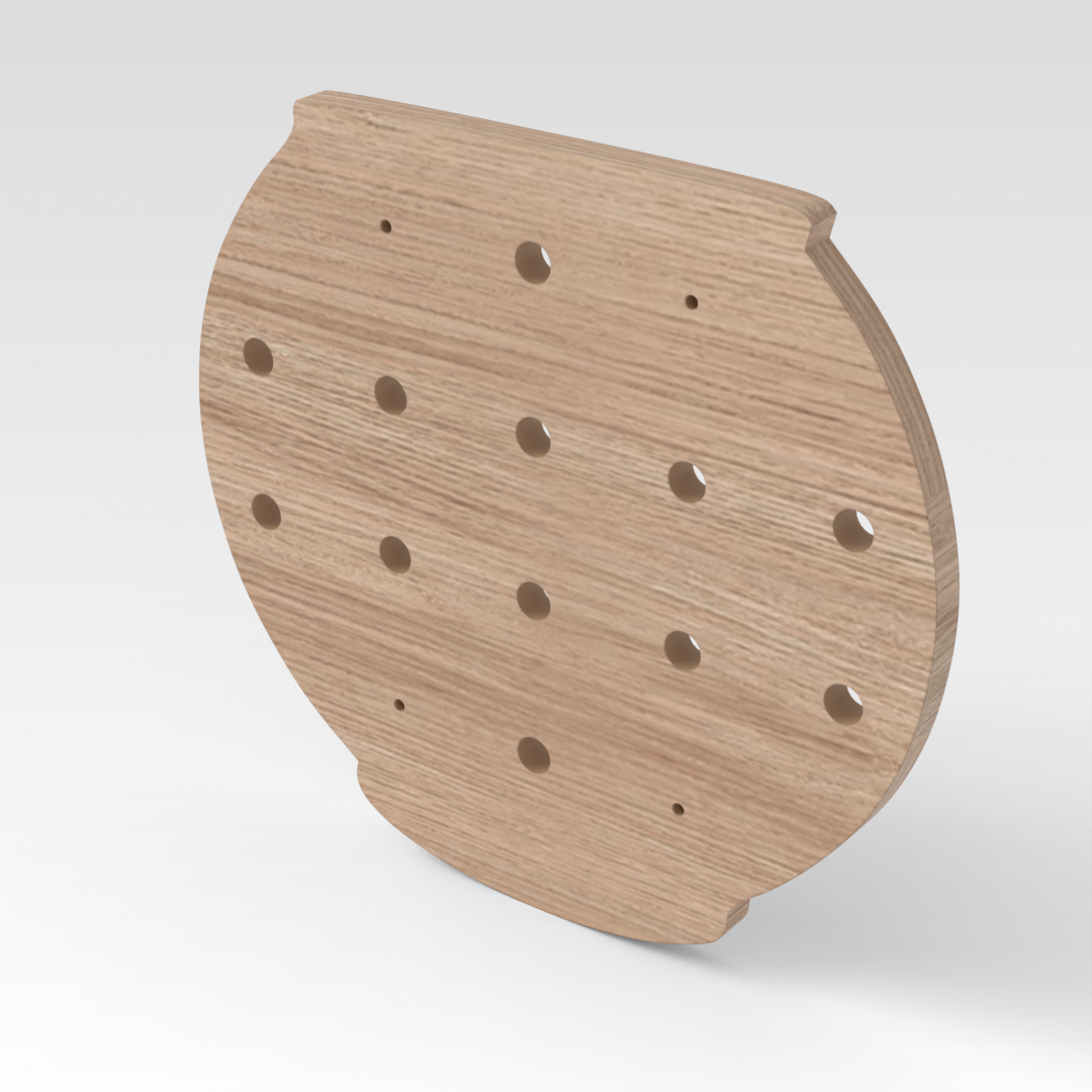 Breeze Natural Wood Pegboard