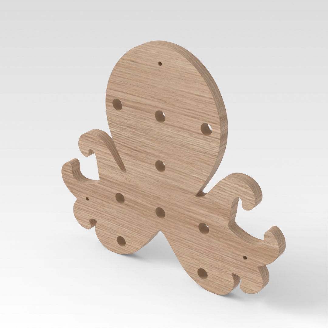 Breeze Natural Wood Pegboard