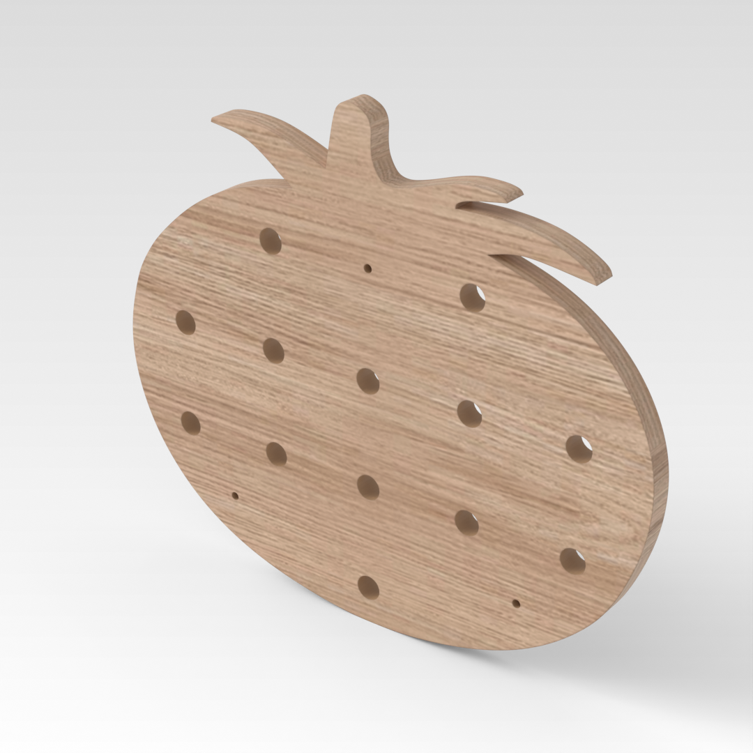 Breeze Natural Wood Pegboard