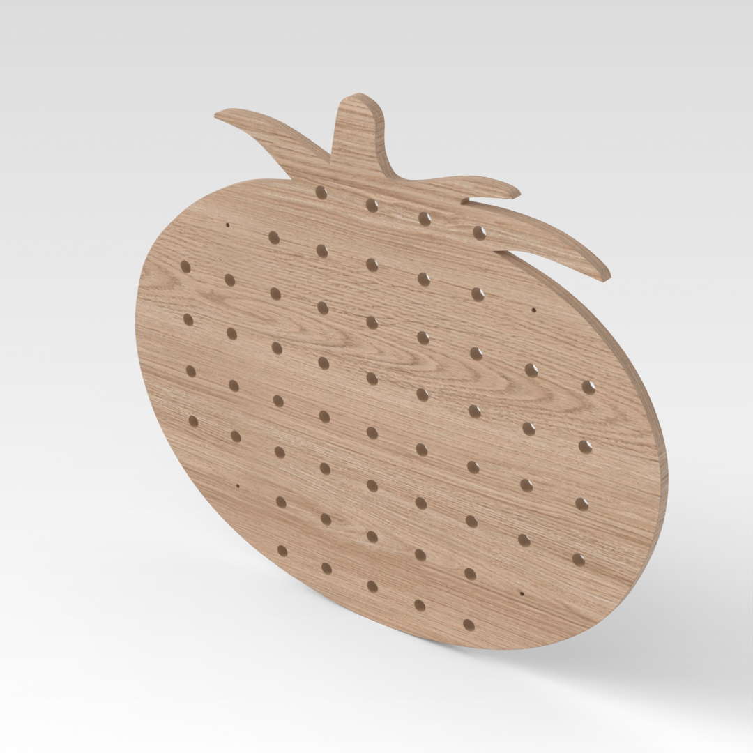 Breeze Natural Wood Pegboard
