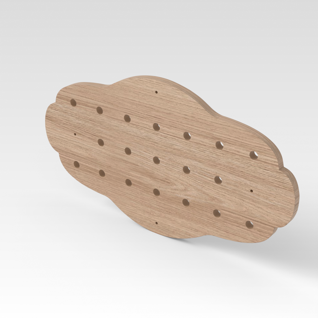 Breeze Natural Wood Pegboard