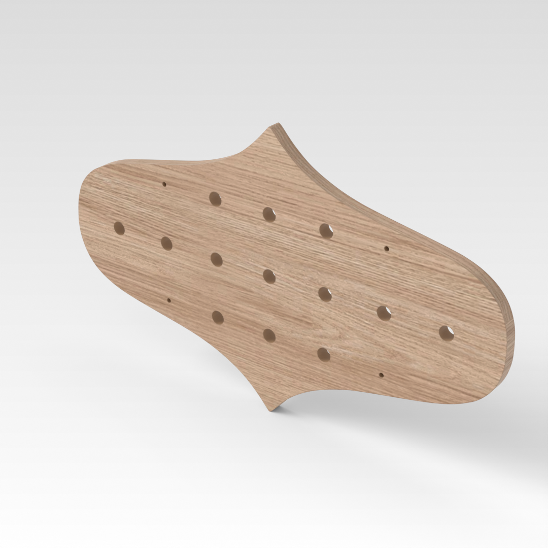 Breeze Natural Wood Pegboard