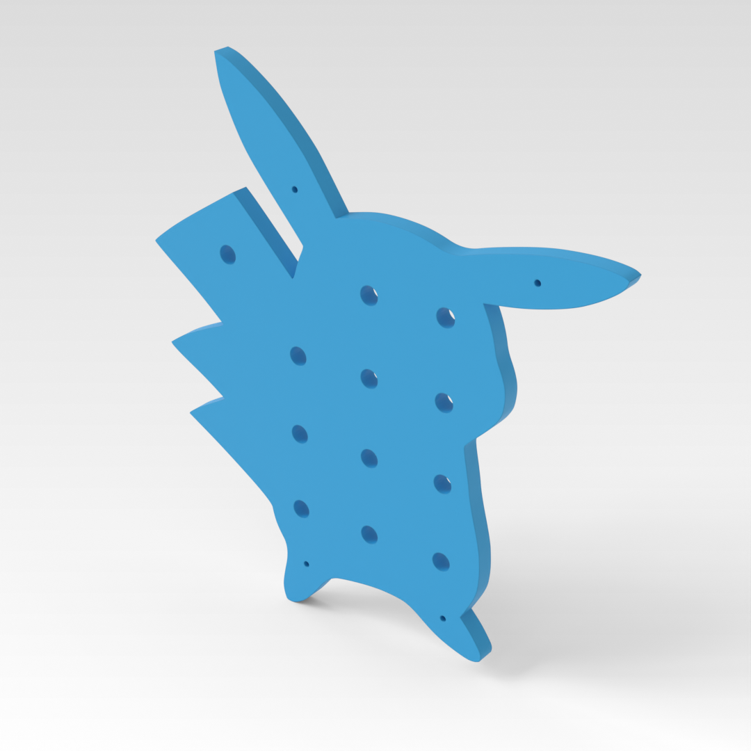 Blue Pegboard