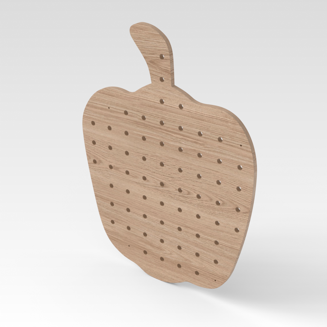 Breeze Natural Wood Pegboard