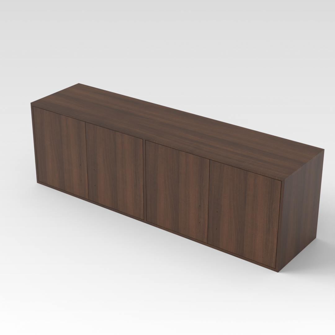 Prairie Oak Shoe Cabinet