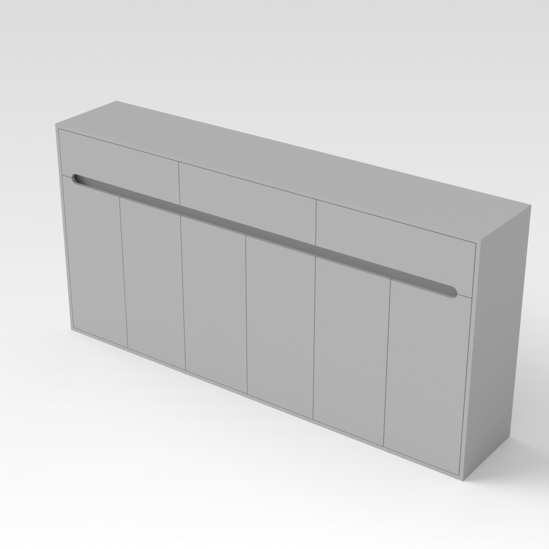 Light Gray Shoe Cabinet