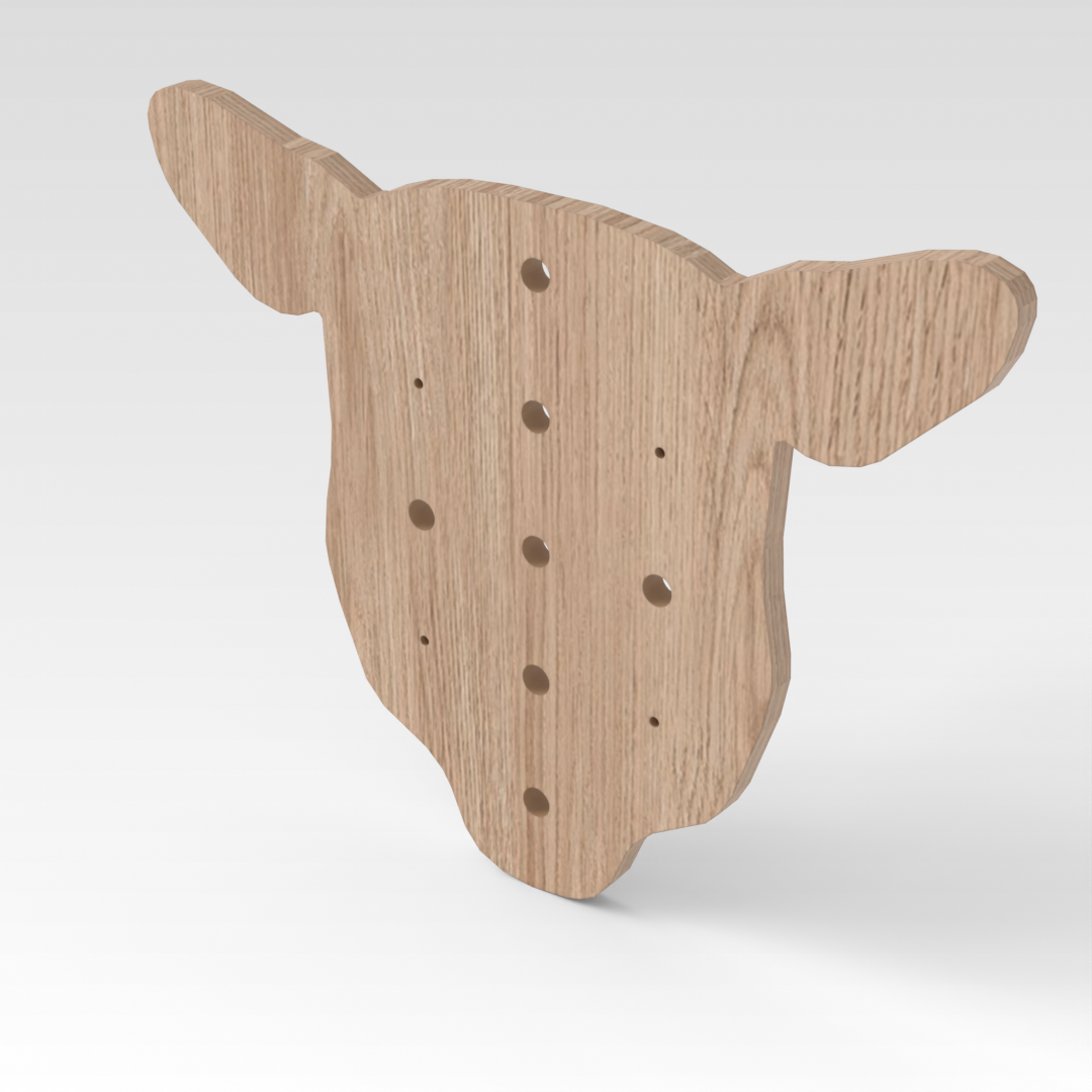 Breeze Natural Wood Pegboard