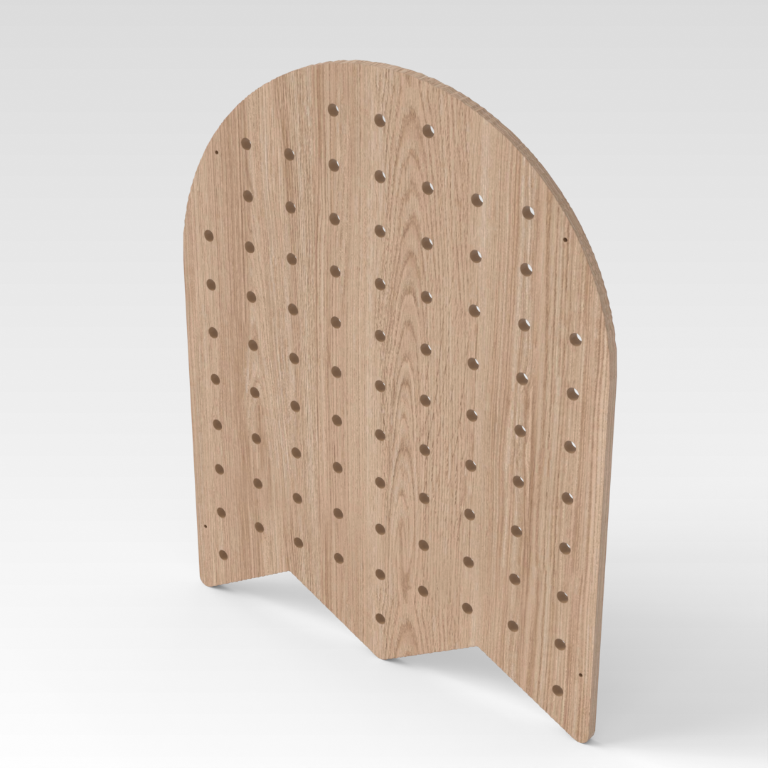 Breeze Natural Wood Pegboard