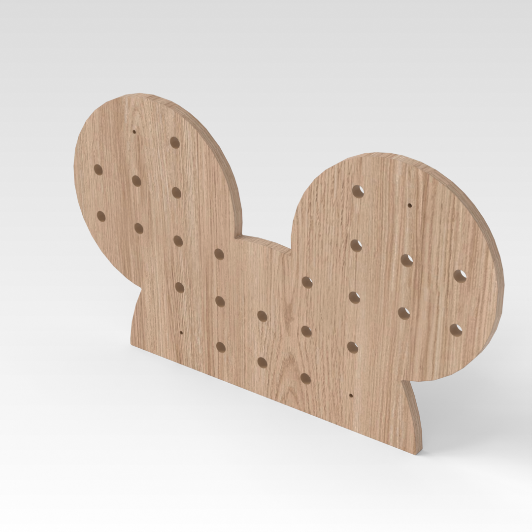 Breeze Natural Wood Pegboard