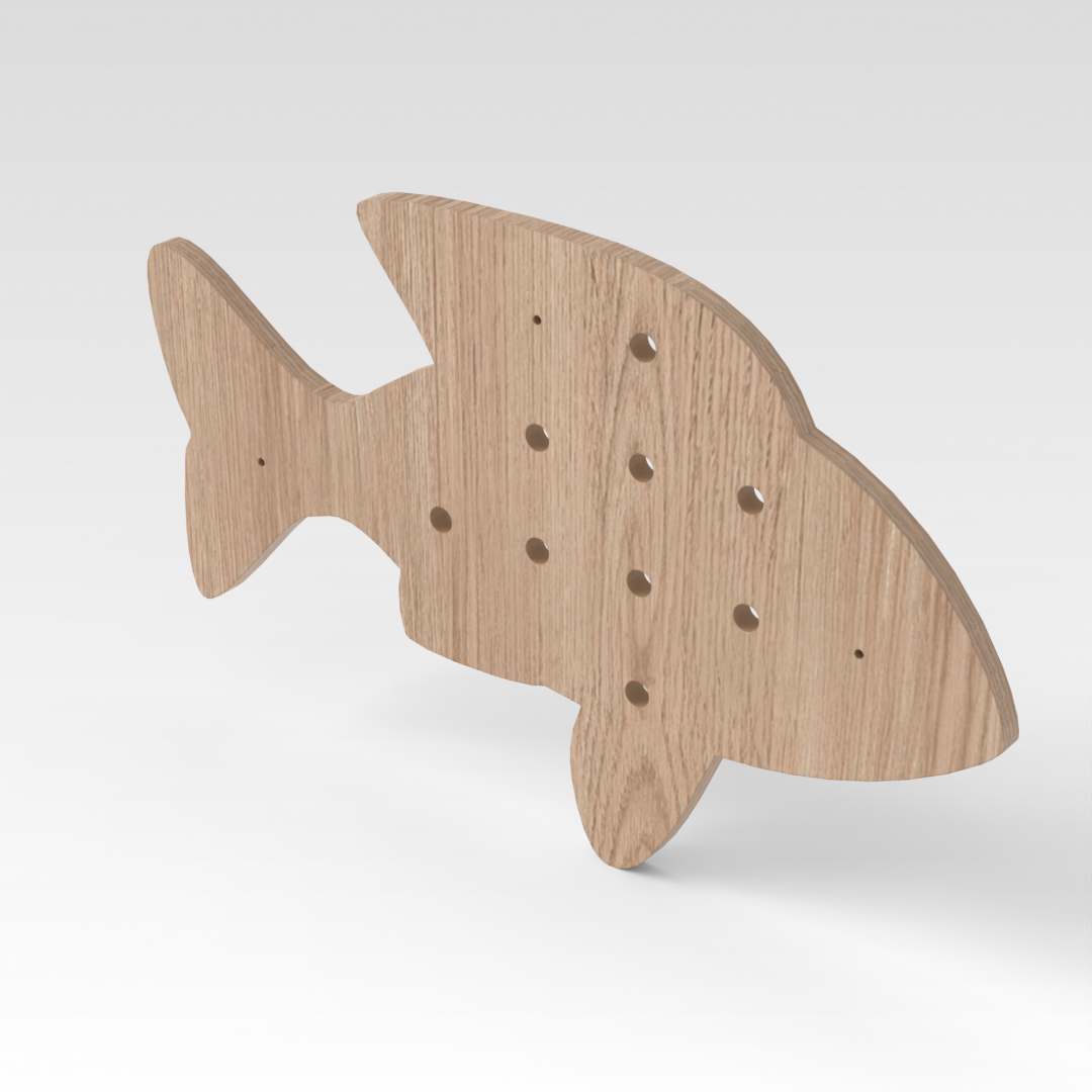 Breeze Natural Wood Pegboard