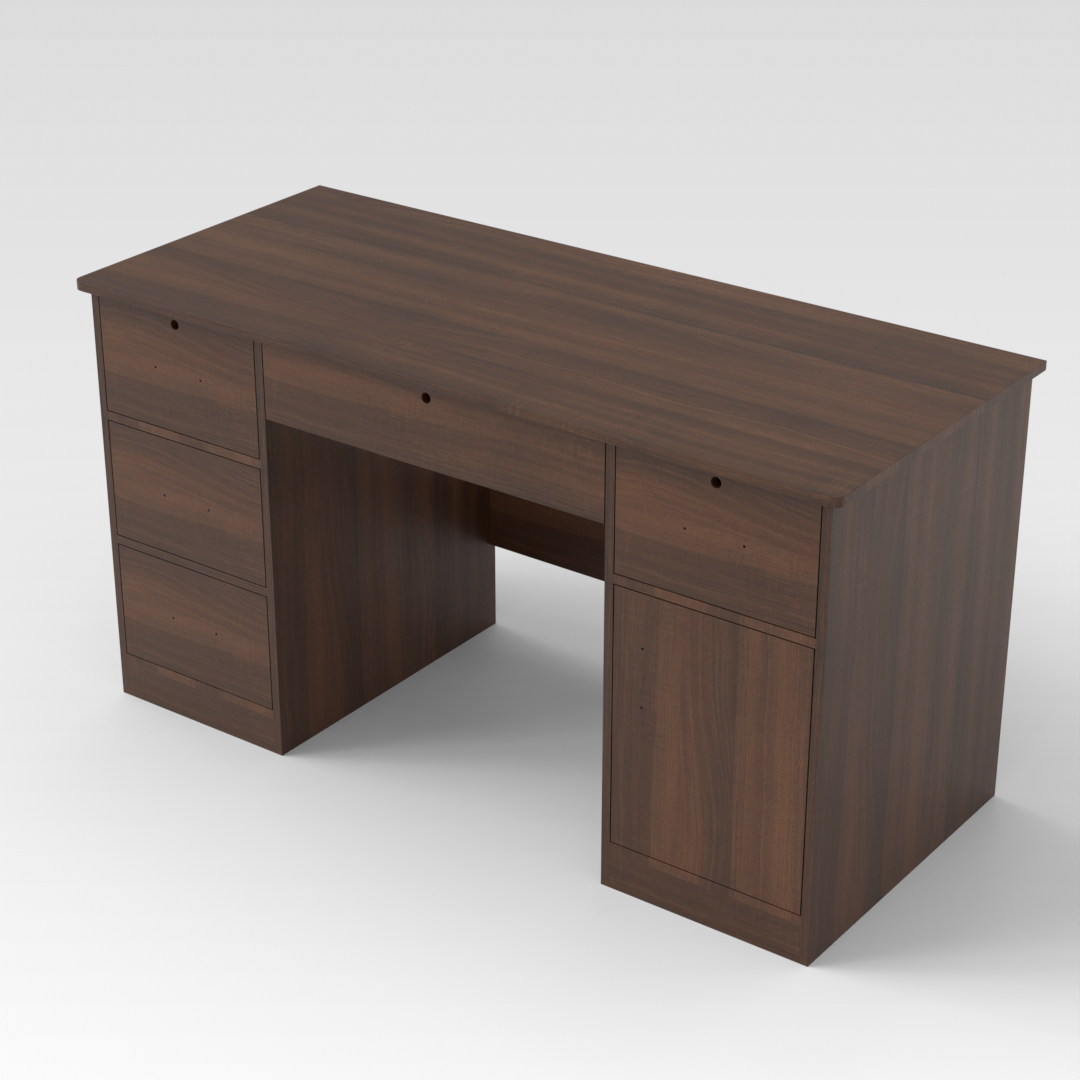 Prairie Oak Computer Desk