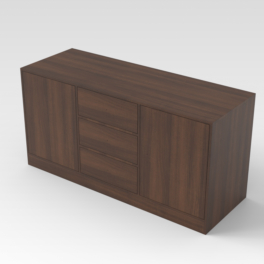 Prairie Oak Shoe Cabinet