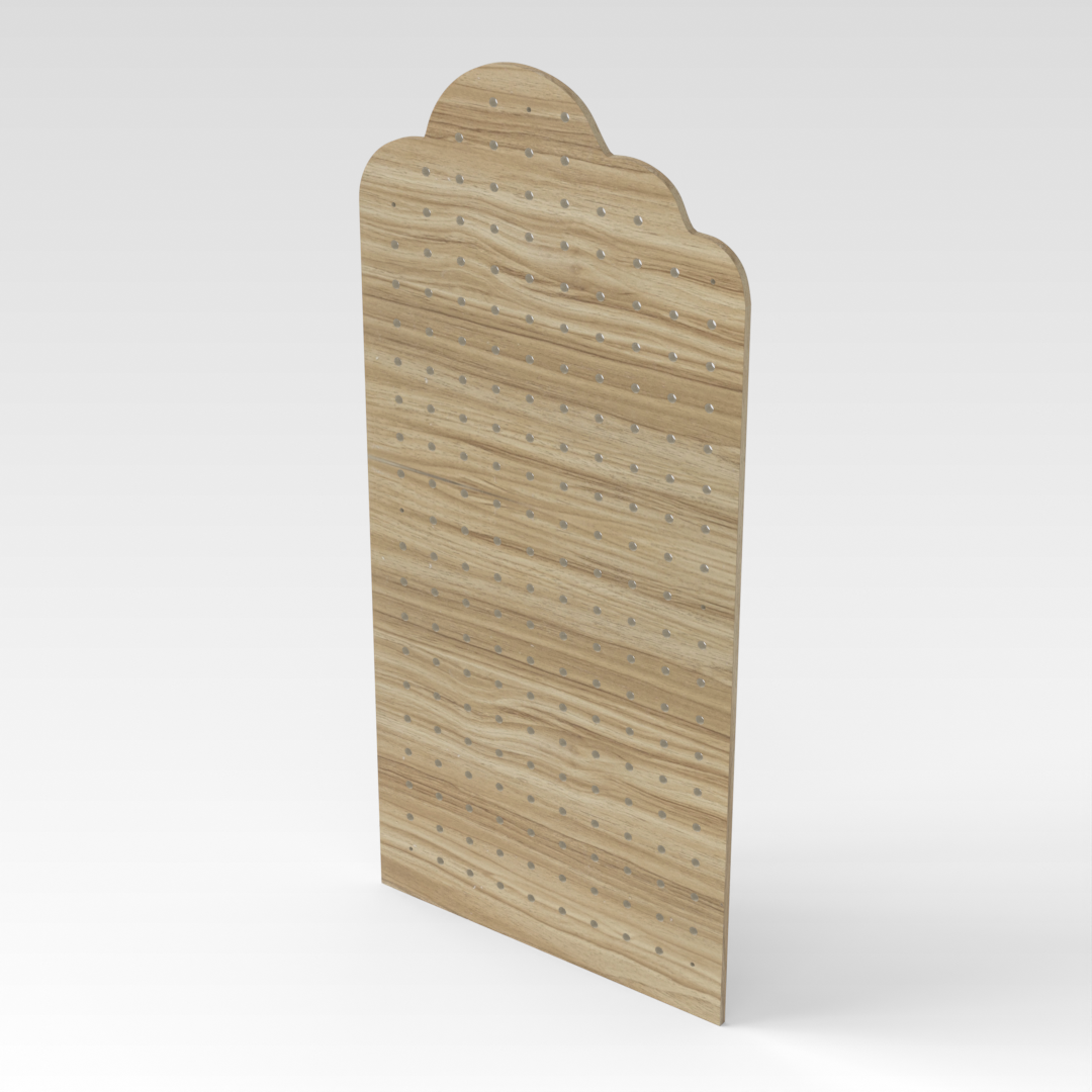 Country Oak Pegboard