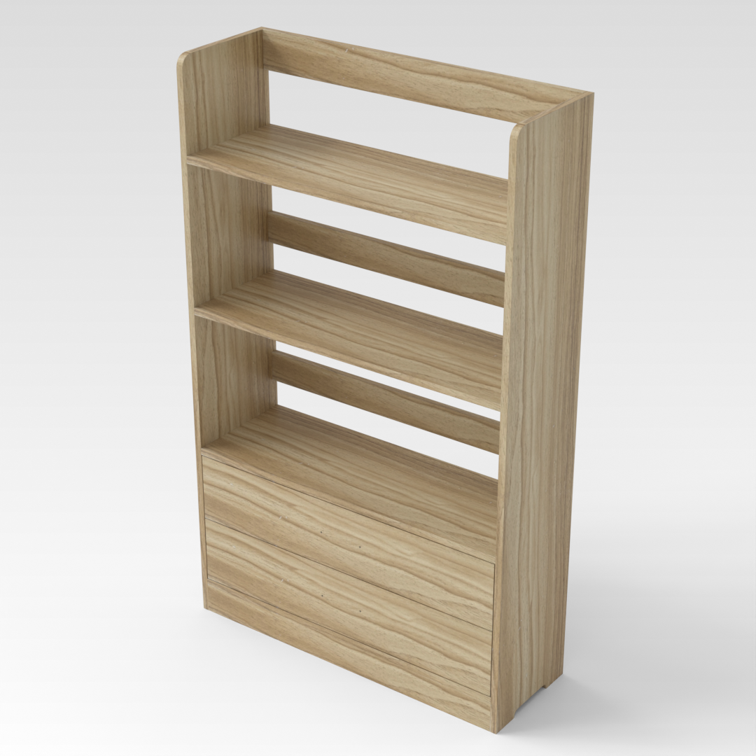 Country Oak Bookshelf