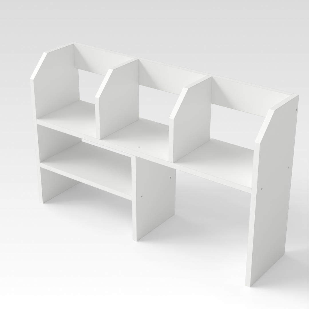 Warm White Storage Rack
