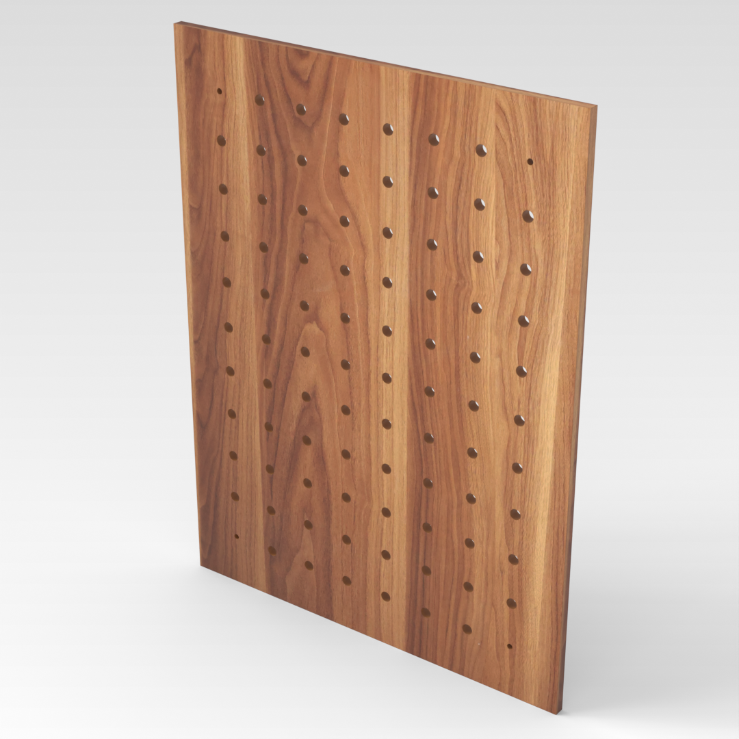 American Walnut Pegboard
