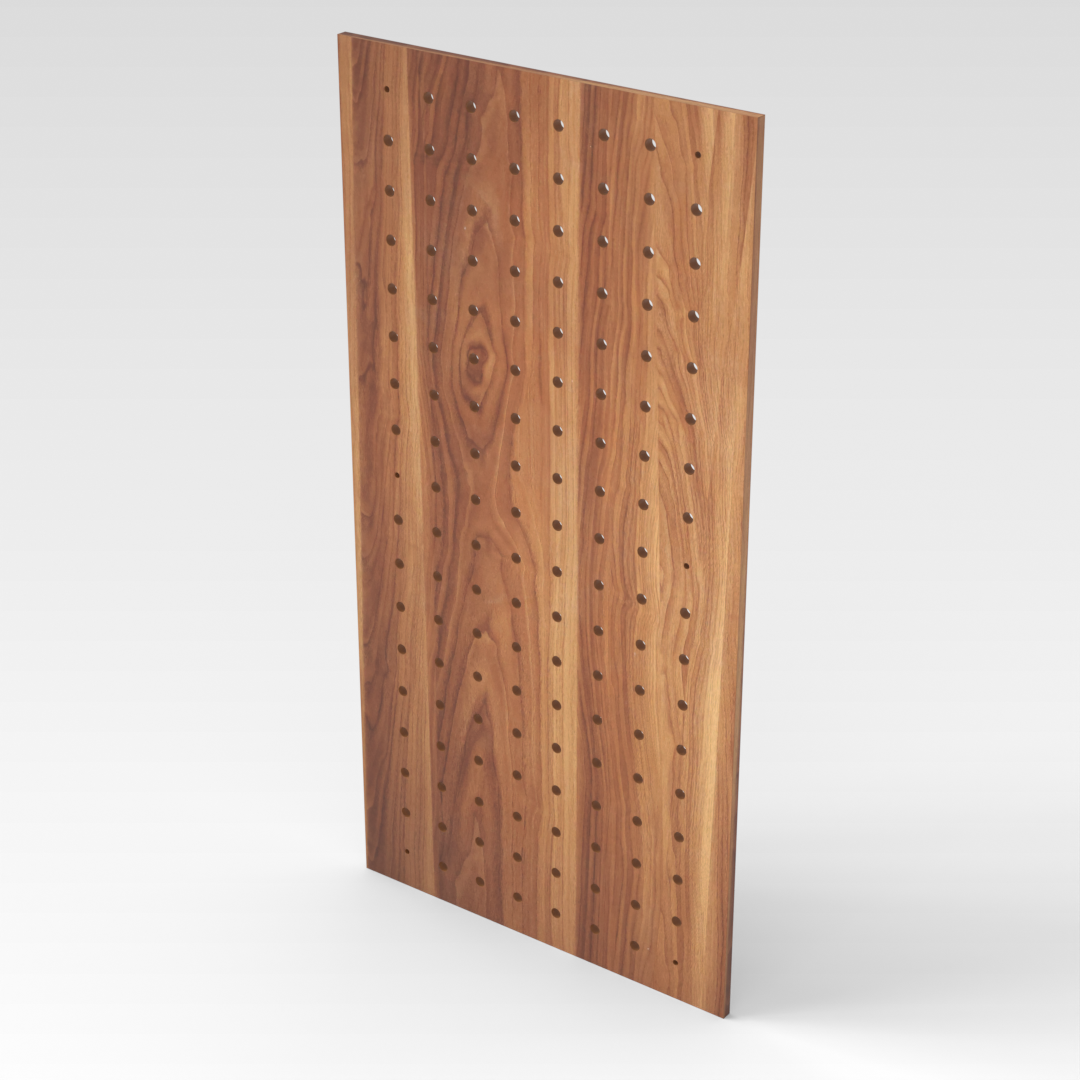 American Walnut Pegboard