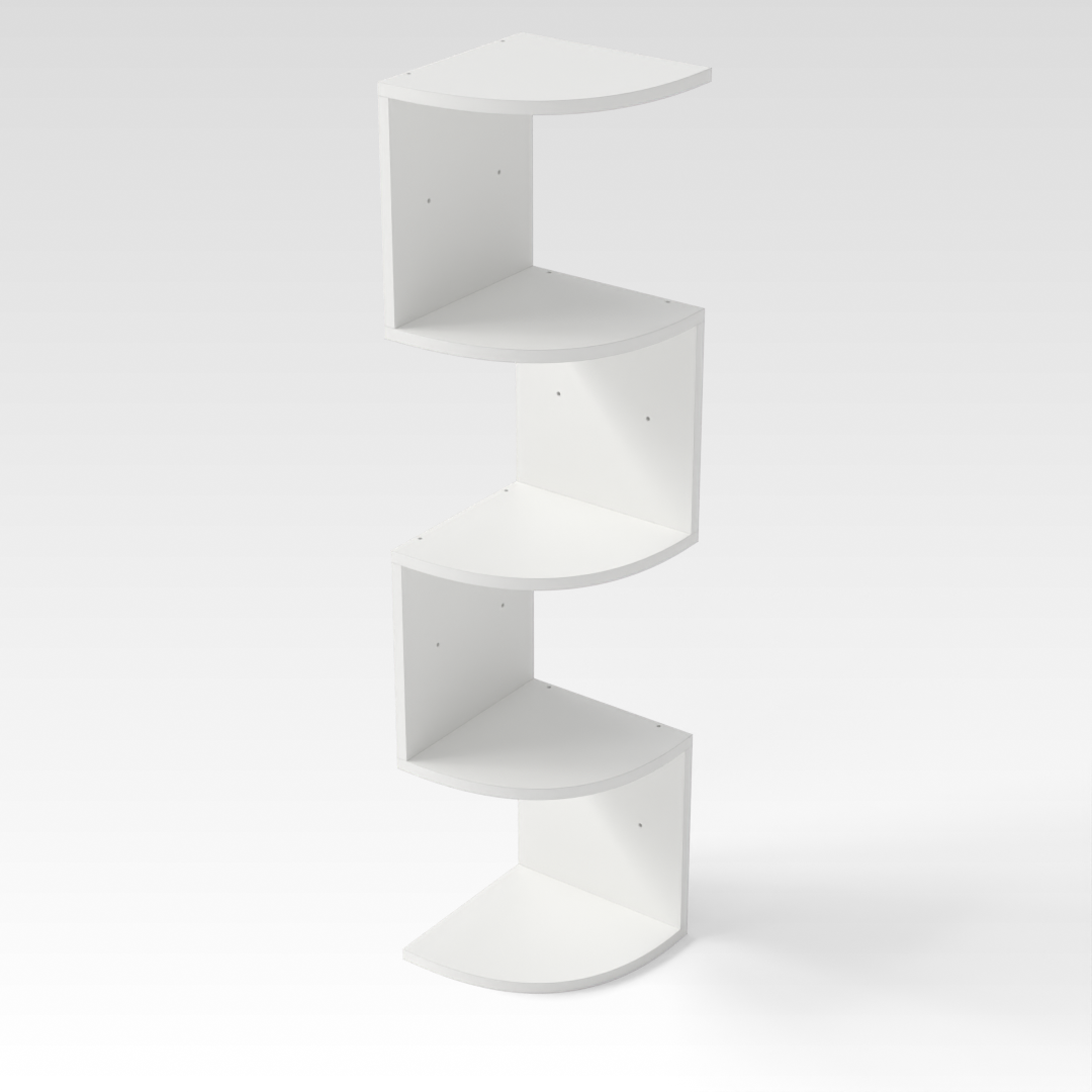 Warm White Storage Rack